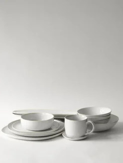 Vince bord 27 cm, Wit