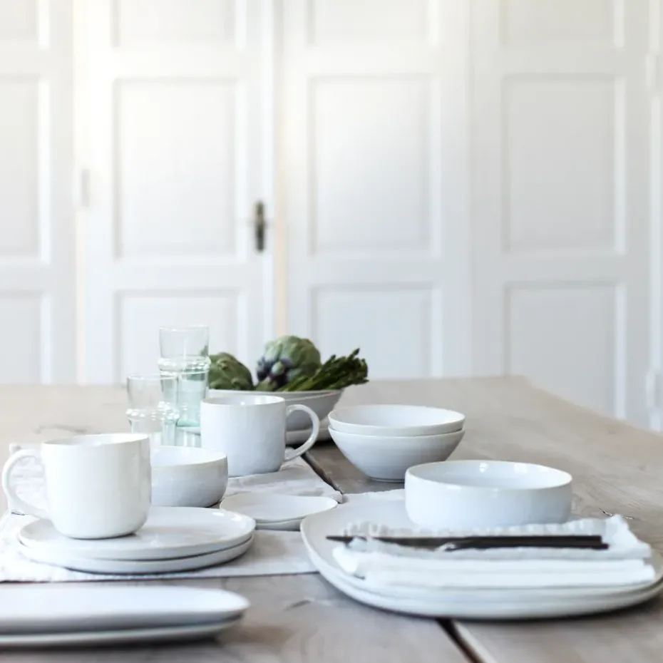 Vince diep bord Ø22,5 cm, Wit