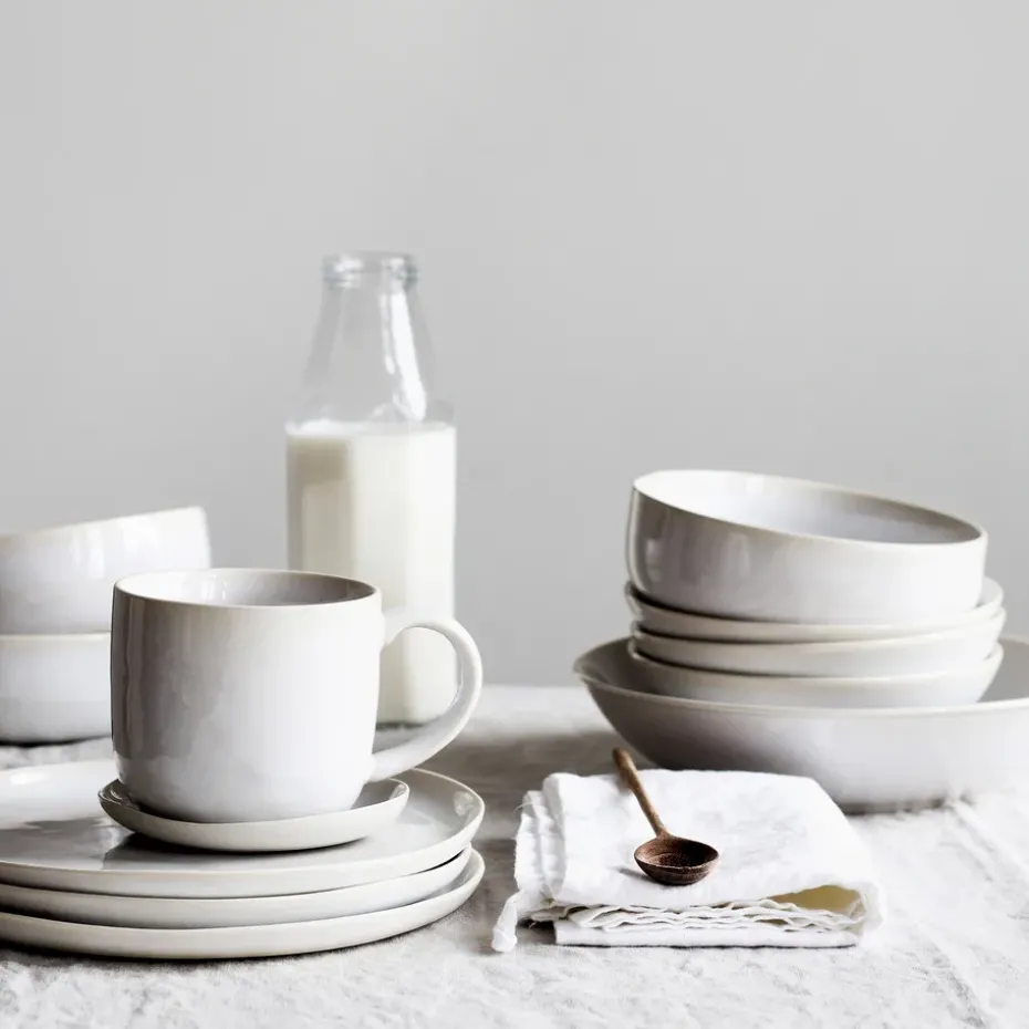 Vince diep bord Ø22,5 cm, Wit