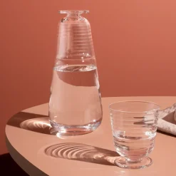 Viva glas op voet 20 cl 2-pack, Transparant