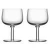 Viva glas op voet 35 cl 2-pack, Transparant
