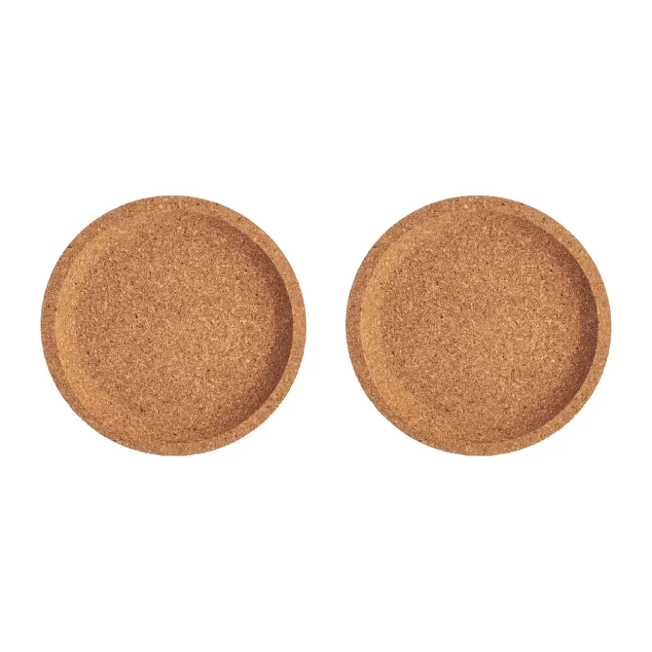 Viva kurk onderzetters Ø10,9 cm 2-pack, Bruin