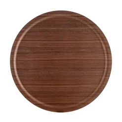 Viventium rond dienblad Ø 49 cm, walnoot