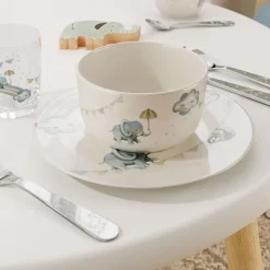 Walk like an Elephant kinderbord Ø21,5 cm, Multi