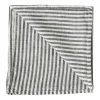 Washed linen servet, Grey-white