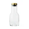 Water Bottle karaf, glas-messing
