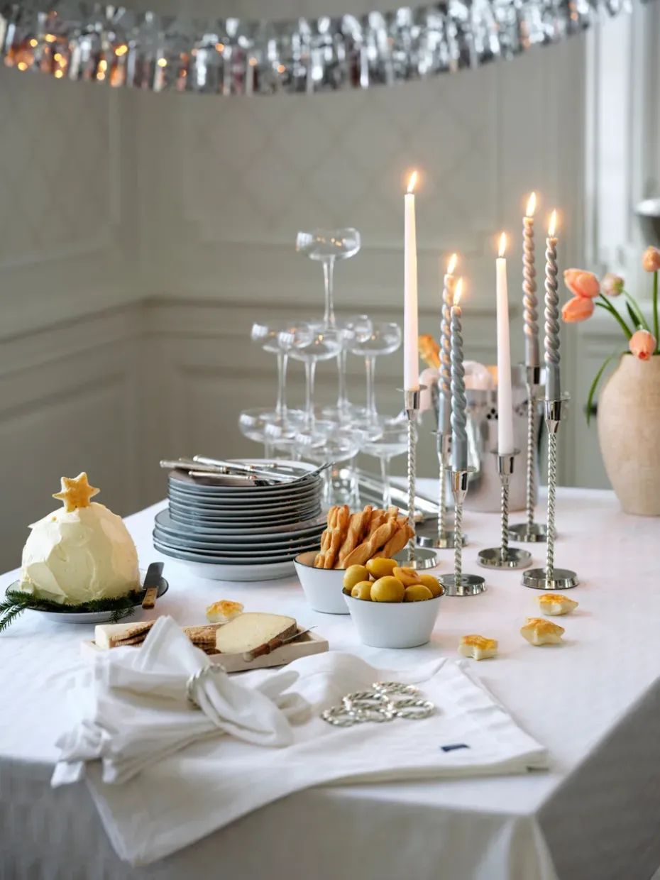 White jacquard cotton tafelkleed 150x250 cm, Wit