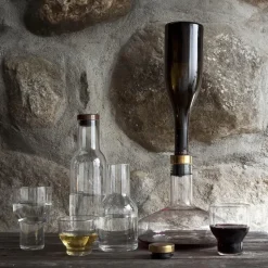 Wijn karaf deluxe, goud