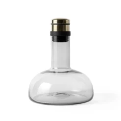 Wijn karaf deluxe, rook, koper