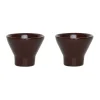 Yuka eierdopje 2-pack, Dark Terracotta