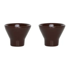 Yuka eierdopje 2-pack, Dark Terracotta