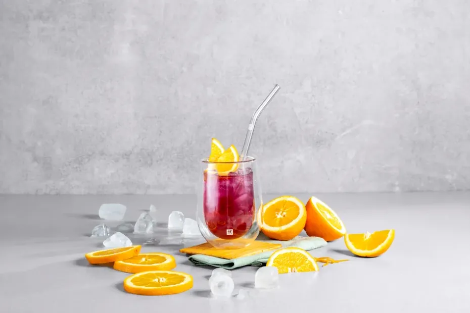 Zwilling Sorrento rietjes gebogen 4-pack, Transparant