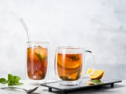 Zwilling Sorrento rietjes gebogen 4-pack, Transparant